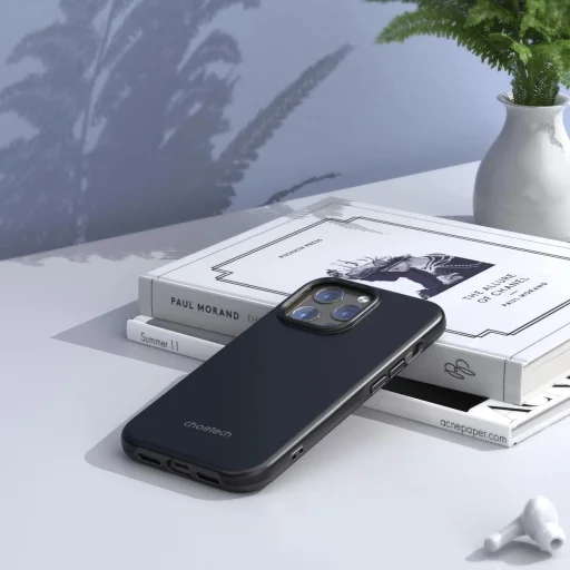 Choetech MFM Anti-drop tok Made For MagSafe iPhone 13 Pro-hoz fekete (PC0113-MFM-BK) - 9