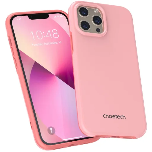 Choetech MFM ütésálló tok iPhone 13 Pro Max rózsaszín (PC0114-MFM-PK) - 1