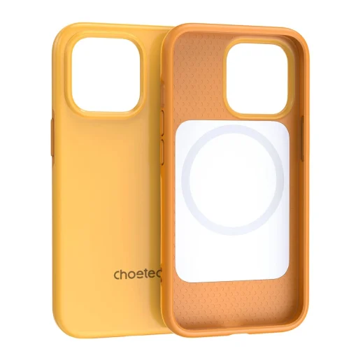 Choetech MFM Anti-drop tok Made For MagSafe for iPhone 13 Pro narancssárga (PC0113-MFM-YE) - 2