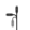 Choetech XCC-1035 USB-C - USB-C PD kábel 240W 480Mb/s 1m - fekete thumbnail