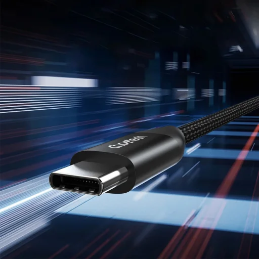 Choetech XCC-1035 USB-C - USB-C PD kábel 240W 480Mb/s 1m - fekete - 4