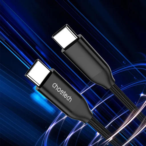 Choetech XCC-1035 USB-C - USB-C PD kábel 240W 480Mb/s 1m - fekete - 5