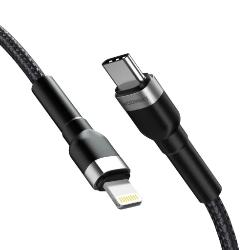 Wozinsky WNBCL1 Lightning / USB-C PD 30W kábel 1 m - fekete - 2