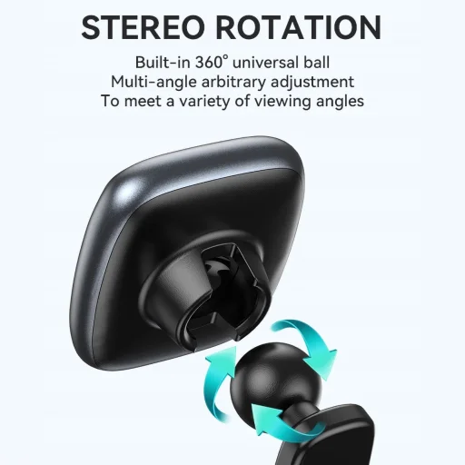 Wozinsky WUMTD mágneses autós telefontartó műszerfalra - fekete - 7