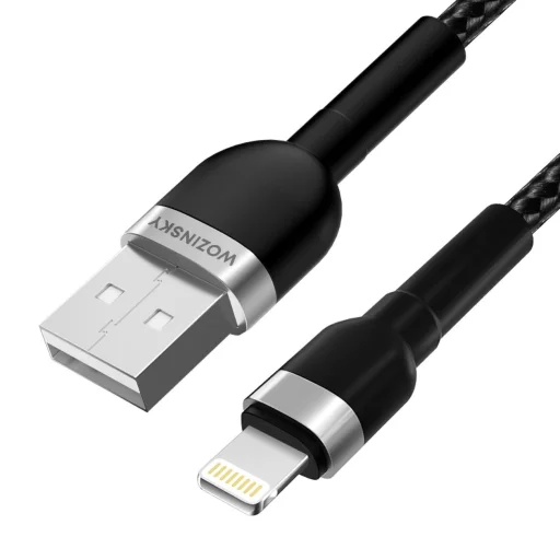 Wozinsky WNBAL2 USB-A / Lightning 2.4A kábel 2 m - fekete - 3