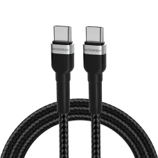 Wozinsky WNBCC1 USB-C / USB-C PD 65W kábel 1 m - fekete