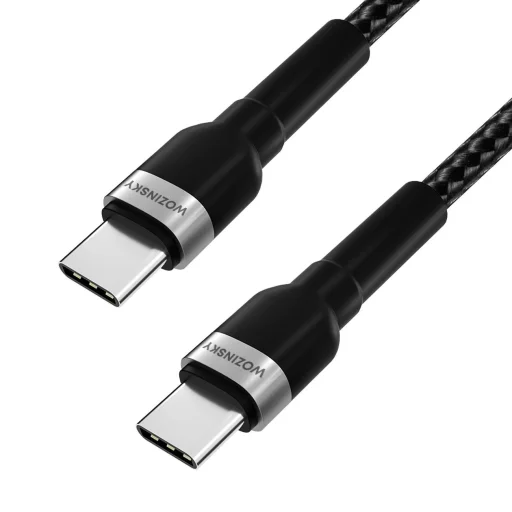 Wozinsky WNBCC1 USB-C / USB-C PD 65W kábel 1 m - fekete - 3