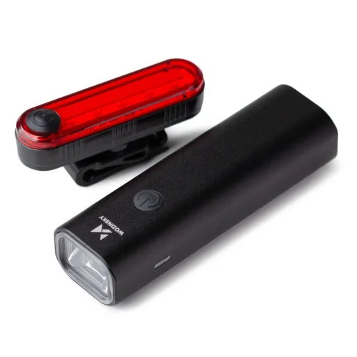 Wozinsky WSBLB1 front and rear USB-C bicycle light set - black - 1