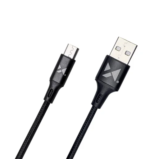 Wozinsky cable USB - microUSB 2,4A 1m black (WUC-M1B) - 2