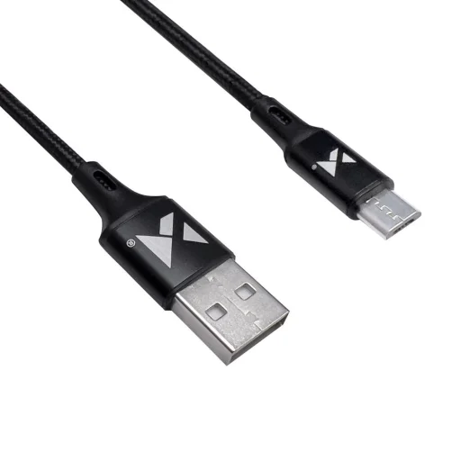 Wozinsky cable USB - microUSB 2,4A 1m black (WUC-M1B) - 3