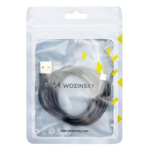 Wozinsky cable USB - microUSB 2,4A 1m black (WUC-M1B) - 5