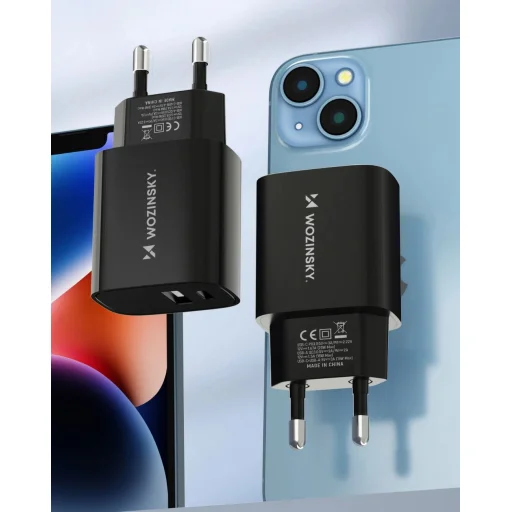 Wozinsky WGWCB USB-A USB-C 20W hálózati töltő - fekete - 11