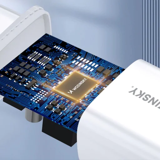 Wozinsky CUWCW 2.4A 2 x USB-A hálózati töltő adapter - fehér - 16