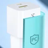 Wozinsky WWCEAC GaN USB-A és USB-C 33W fali töltő - fehér, thumbnail