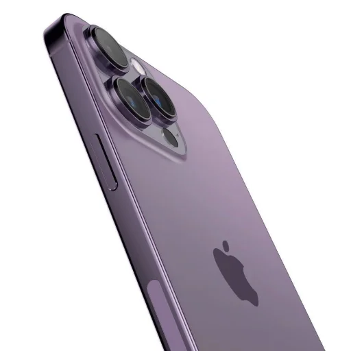 Spigen OPTIK.TR „EZ FIT” KAMERA VÉDŐ 2-PACK IPHONE 14 PRO / 14 PRO MAX MÉLY LILA üvegfólia - 3