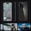  iPhone 15 Pro Spigen Crystal Hybrid matt fekete tok - 6