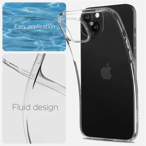  iPhone 15 Plus Spigen Crystal Flex kristálytiszta tok - 5