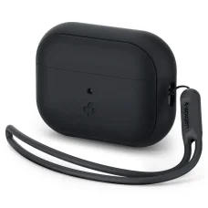 Apple AirPods Pro 1 / 2 čierne puzdro Spigen Silicone Fit Strap