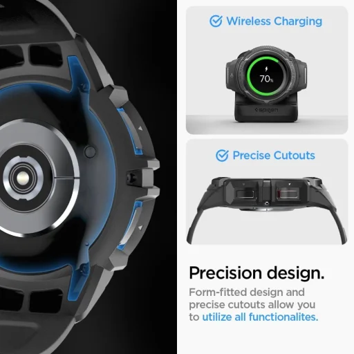  Galaxy Watch 6 CLASSIC (47 MM) fekete Spigen RUGGED ARMOR "PRO" tok - 18