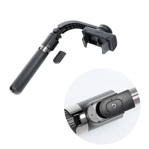 Combo selfie bot állvánnyal és távirányító bluetooth GIMBAL STABILIZÁTOR fekete SSTR-L08 - 7