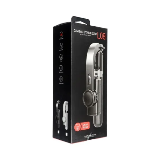 Combo selfie bot állvánnyal és távirányító bluetooth GIMBAL STABILIZÁTOR fekete SSTR-L08 - 9