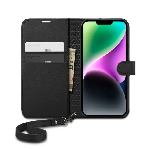  iPhone 14 Fekete Spigen WALLET S tok - 4