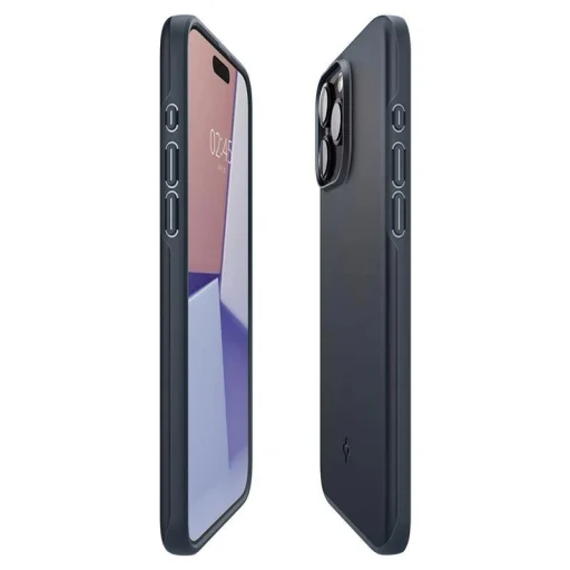  iPhone 15 Pro Max Spigen Thin Fit, metal slate tok - 15