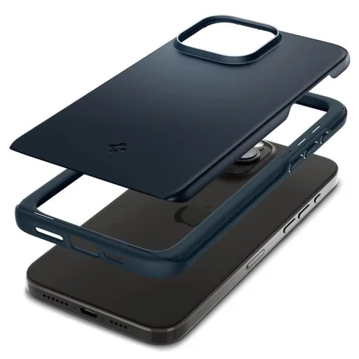  iPhone 15 Pro Max Spigen Thin Fit, metal slate tok - 2