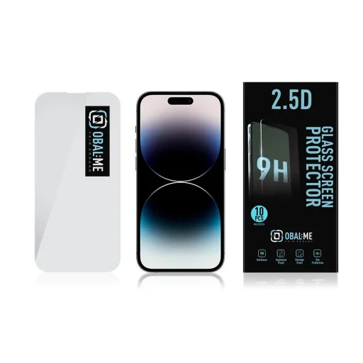 OBAL:ME Multipack 2.5D Üvegfólia Apple iPhone 14 Pro Clear (10db), - 3