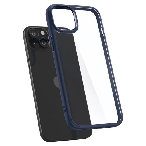  iPhone 15 Plus tengerészkék Spigen Crystal Hybrid tok - 9