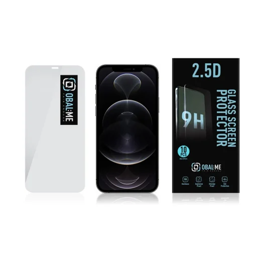 OBAL:ME Multipack 2.5D Üvegfólia Apple iPhone 12/12 Pro készülékhez, Átlátszó (10 db) Üvegfólia - 3