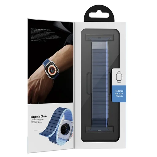 HOCO szíj Apple Watch 38/40/41 mm AS102 sötétkék világoskék - 6