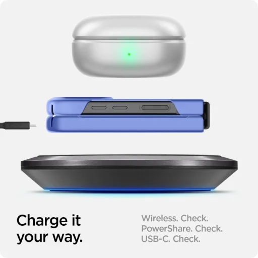  Galaxy Z Flip 4 cornflower blue Spigen Airskin tok - 6