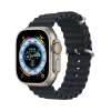 DUX DUCIS OCEAN WAVE szilikonszíj Apple Watch 38 / 40 / 41 mm grafit - 2