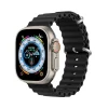 DUX DUCIS OCEAN WAVE szilikon szíj Apple Watch 38/40/41 mm fekete thumbnail