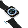 DUX DUCIS OCEAN WAVE szilikon szíj Apple Watch 38/40/41 mm fekete thumbnail
