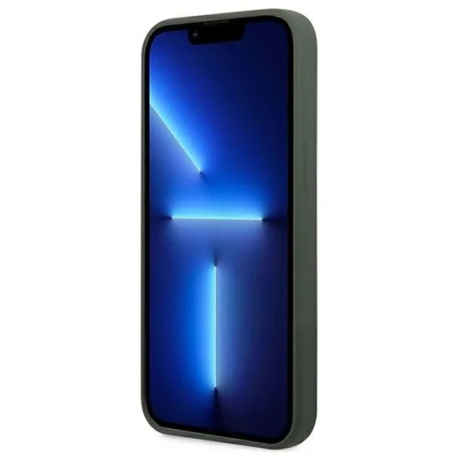 Guess GUHMP13XSPLA iPhone 13 Pro Max 6.7" zöld/keki kemény tok Silicone Logo Plate MagSafe - 5