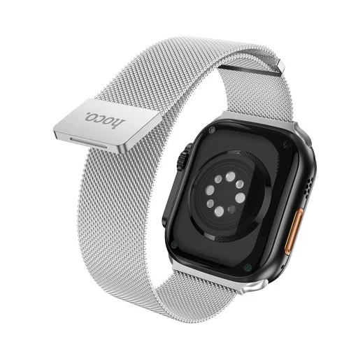 HOCO szíj Apple Watch 42 / 44 / 45 / 49 mm AS101 ezüst - 2