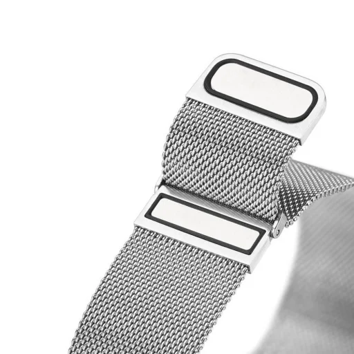 DUX DUCIS Milanese rozsdamentes acél mágneses szíj Apple Watch 42 / 44 / 45 mm szürke - 3