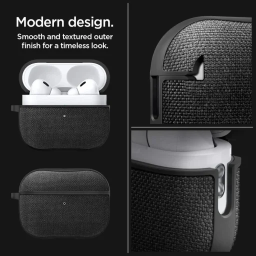  Apple AirPods Pro 1/2 Fekete Spigen Urban Fit tok - 14