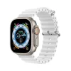 DUX DUCIS OCEAN WAVE szilikon szíj Apple Watch 42 / 44 / 45 mm fehér thumbnail