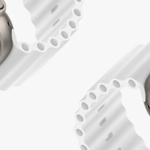 DUX DUCIS OCEAN WAVE szilikon szíj Apple Watch 42 / 44 / 45 mm fehér - 4