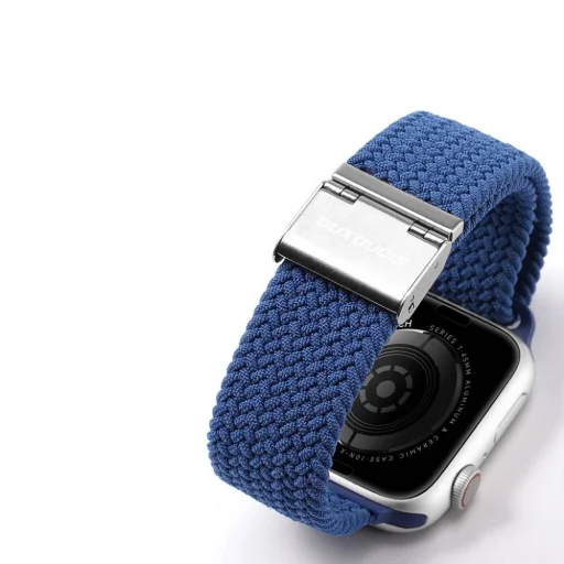 DUX DUCIS szíj MIXTURE II nyújtható fonott Apple Watch 42 / 44 / 45 mm kék - 7