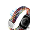 DUX DUCIS Mixture II nyújtható fonott szíj Apple Watch 42 / 44 / 45 mm szivárvány thumbnail
