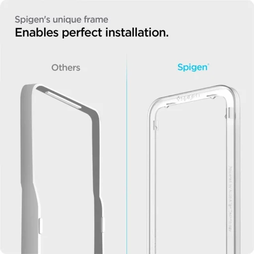 SPIGEN AlignMaster Galaxy M53 5G Üvegfólia - Fekete - 17