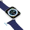 DUX DUCIS Ocean Wave szilikon szíj Apple Watch 42 / 44 / 45 mm kék thumbnail