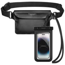 Spigen A621 Čierna Aqua Shield vodotesná ľadvinka + plávajúce puzdro