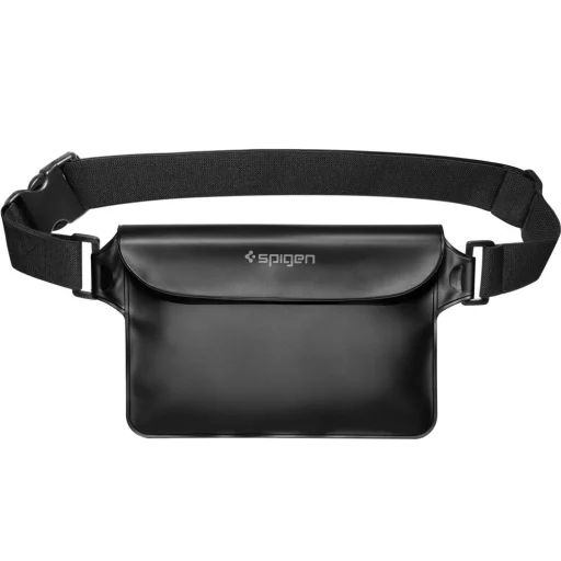 Spigen A621 Čierna Aqua Shield vodotesná ľadvinka + plávajúce puzdro - 7