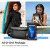  Spigen A621 Fekete Aqua Shield vízálló derék táska + lebegő tok thumbnail