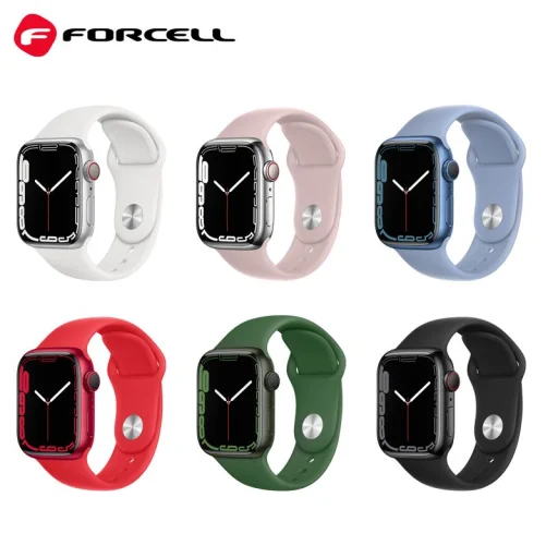 FORCELL F-DESIGN FA01 szíj Apple Watch 38 / 40 / 41 mm fehér - 2
